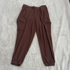 Bench Waffle Knit Cargo Joggers – Textured Loungecore | Size Medium